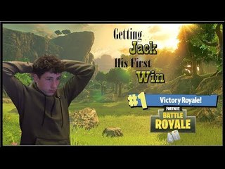 Fortnite Battle Royale: Getting Jack His FIRST Win