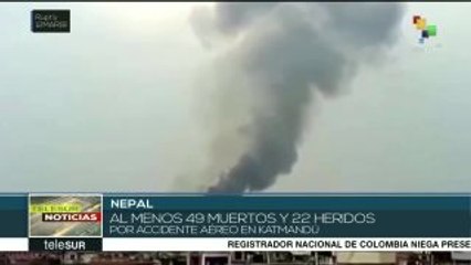 Al menos 49 muertos en un accidente de avión en Nepal