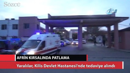 Afrin kırsalında patlama