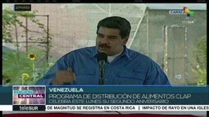 Venezuela: programa de distribución de alimentos CLAP cumple dos años