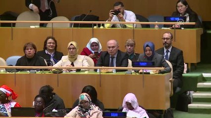 Bakan Kaya, BM Genel Kurulu'nda Konuştu - New