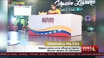Venezuela names general accused of drug crimes by US as minister