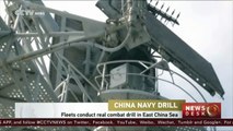 Chinese Navy fleets conduct combat drill in East China Sea