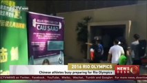 Chinese athletes busy preparing for Rio Olympics in a training camp in Sao Paulo