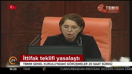 İttifak teklifi yasalaştı