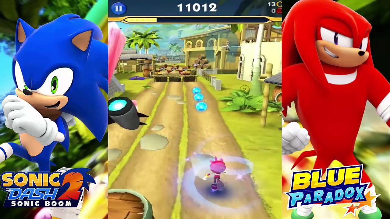 Sonic Dash 2: Sonic Boom - Walkthrough - All Charers Gameplay