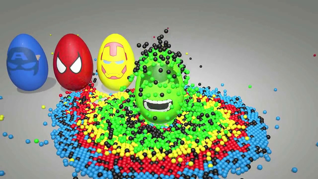 Learn color with Eggs suprise color! 3D Animation nursery rhymes Songs for Children