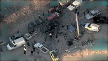 Afrin'den çıkmak isteyen sivilleri ateş edip durdurdular