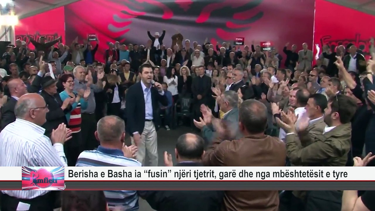 Berisha e Basha ia “fusin” njëri tjetrit, garë dhe nga mbështetësit e tyre