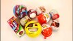 Kinder Joy And other toy candies Angry Birds,Masha and bear,emoji surprises and Nursery Rhymes