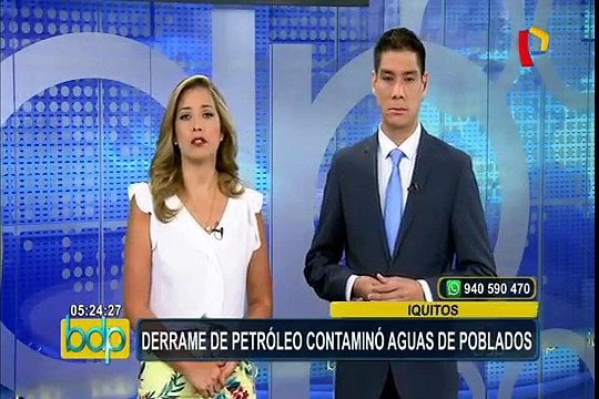 Reportan dos nuevos derrames de petróleo en región Loreto