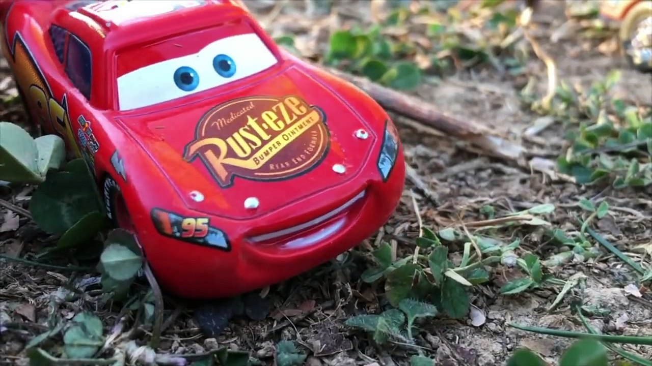 Disney Pixar Cars Lightning McQueen & Mater The Game Tror Tipping Fun Chased by Frank FULL MOVIE