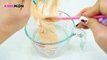 DIY Make Liquid Foundation Slime ! Without Borax Slime - KidsMon