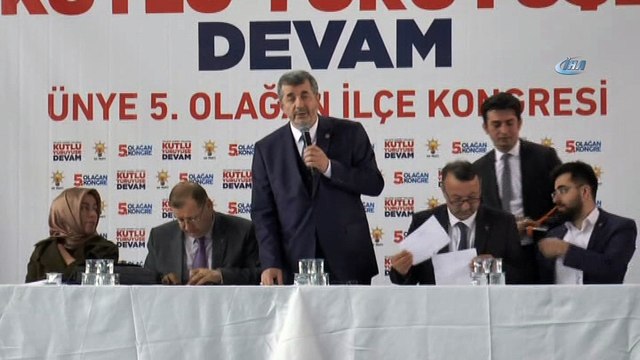 Ünye Belediye Başkanı Ahmet Çamyar: “AK Parti milletin partisidir”
