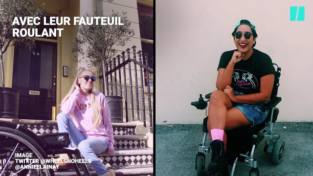Elle rappelle que les personnes handicapées sont aussi séduisantes que les autres grâce à ce hashtag