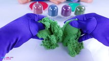 Best Learn Colors Video for Kids and Toddlers Disney Frozen Anna and Elsa Play With Kinetic Sand