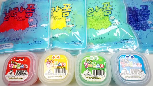 How To Make Colors Cheese Stick Slime Clay DIY Foam Clay Slime Play For Kids