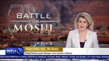 Iraqi forces push deeper into western Mosul