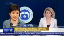 South Korean acting president declines to extend special prosecution probe
