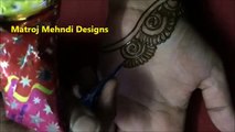 easy simple mehndi henna designs for hands |Matroj Mehndi designs