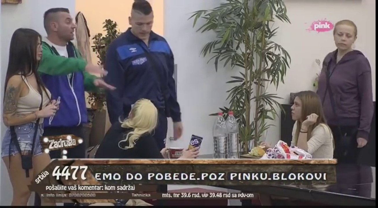 Zadruga - Svađa Milana i Sare (1.deo) - 11.03.2018.