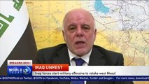 Iraqi forces begin military offensive to retake west Mosul from ISIL