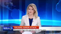 Three attackers shot dead by police in Xinjiang terrorist attack