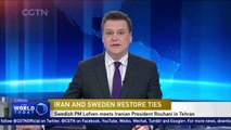 Swedish PM meets Iranian president in Tehran to restore ties
