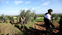 الفصائل السورية الموالية لتركيا على مشارف  مدينة عفرين