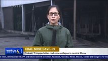 Five killed, seven trapped in central China coal mine collapse