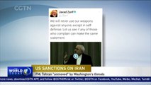 Iranian FM says Iran “unmoved” by US threats