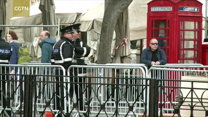 European leaders arrive for Malta summit