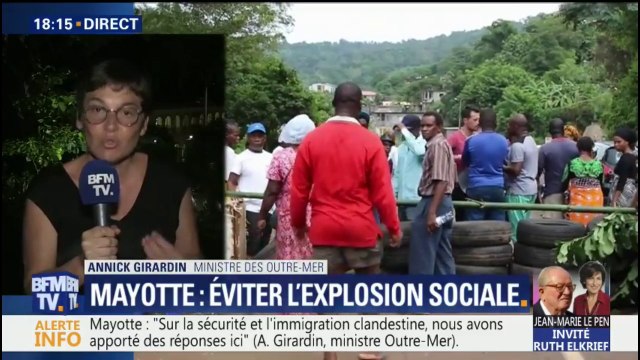 Mayotte: la ministre des Outre-Mer Annick Girardin estime avoir apporté des réponses sur les questions de sécurité et d'immigration clandestine