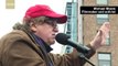 'Political bloodbath' on its way, US director Michael Moore tells anti-Trump protesters