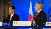 French and Japanese ministers meet in Paris for talks on military ties