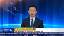 Two US astronauts conduct upgrades in ISS spacewalk