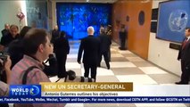 New UN Secretary-General Antonio Guterres outlines his objectives