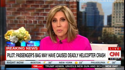 BREAKING NEWS: Pilot: Passenger's bag may have caused deadly helicopter crash. #AirplaneCrash #HelicopterCrash #Breaking #BreakingNews #News