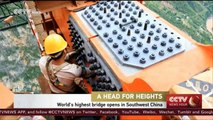 World's highest bridge opens to traffic in southwest China