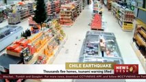 Tsunami warning lifted earthquake in Chile