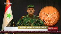 Syrian government supporters cheer as army declares Aleppo victory