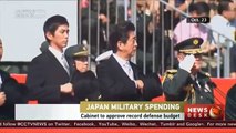 Japanese cabinet to approve record defense budget