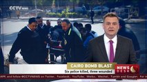 Six police killed and three wounded in Cairo bomb blast