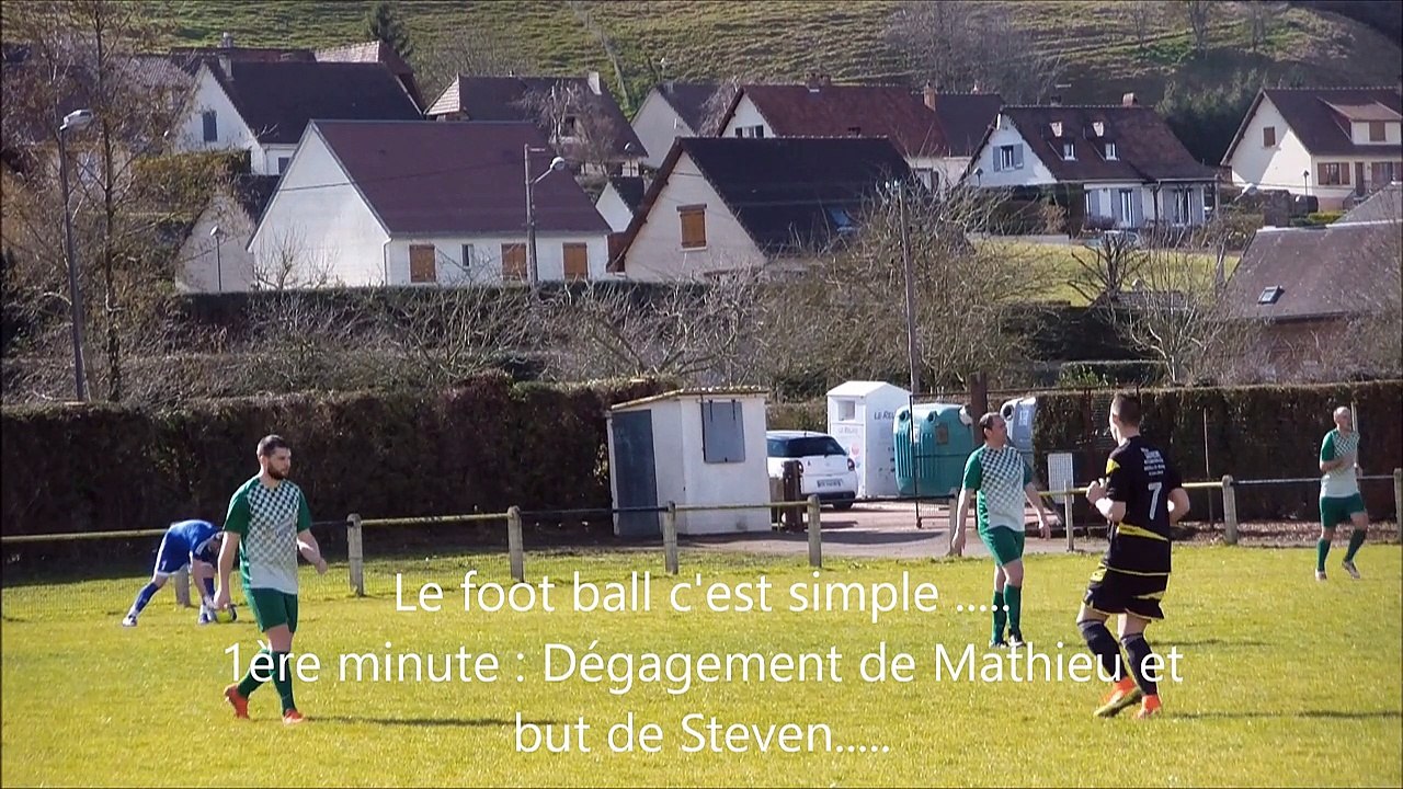 But du 0-1 de Steven Mochet contre SC Vallée au bout d'une minute de jeu