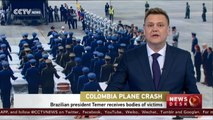 Colombia plane crash: Bodies of victims arrive in Brazil