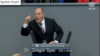 Gregor Gysi * MERKELs WAHNSINN // SYSTEM CRASH