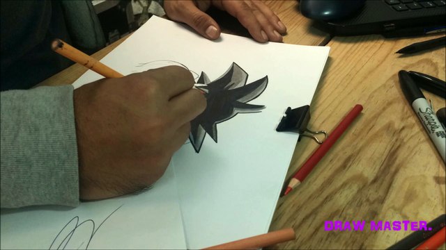 Bardock de Dragon Ball Z / How to draw BARDOCK