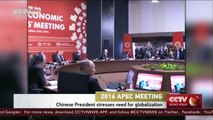 Chinese President Xi stresses need for globalization