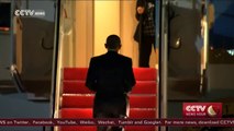 US president Obama departs for final foreign visits