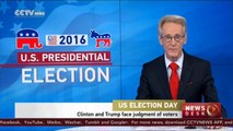 US Election Day: Clinton and Trump face judgment of voters